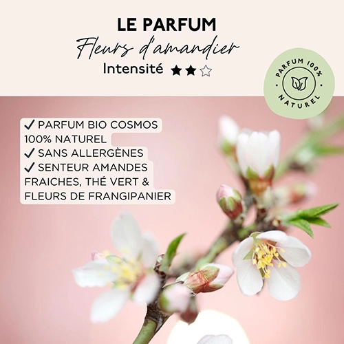 Miniature image article Lessive concentrée naturelle parfum fleur d'amandier, 1L, 33 lavages